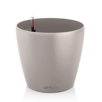 Stor Lechuza Krukke Ø.70 med selvvanding - sandbrun / Afhentning