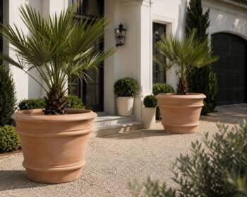 Toscana krukke i Terracotta - 4 str op til Ø.110cm