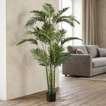 Kunstig palme med potte - 5 stammet - 165cm / Pris for 2stk