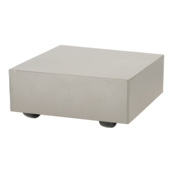 Sokkel / Podie med hjul - Firkantet stål Platform