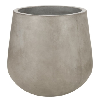 Stor indendørs konisk krukke i fiberbeton / Concrete look - Op til Ø.110cm