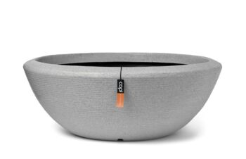 Stor rund lav plantekrukke Ø.122cm / 5 farver