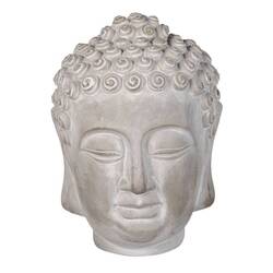 Buddha hoved cement - 17cm