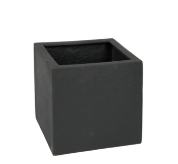 Store Sorte + Grå krukker - Firkantede plantekummer - Udendørs