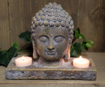 Buddha lysestage dobbelt