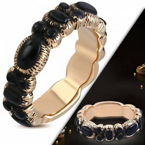 4mm design ring i bronze til kvinder