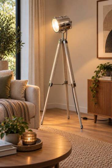 Studio tripod gulvlampe