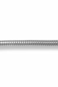 Choker halskæde i rustfri stål / 3mm / 40+45+50cm