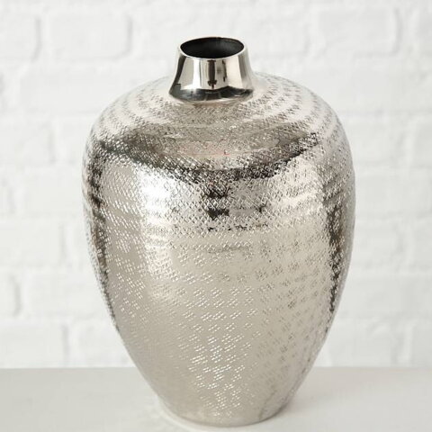 Vaser i aluminium med mønster - 2 størrelser - Detroit