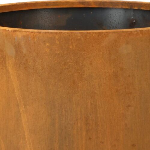 Runde cylinder havekrukker i cortenstål - 40x40 eller 60x60