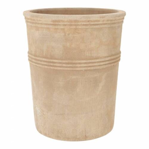 Terracotta Krukke - Lys Choko - H.53+H.41cm / Sæt med 2stk