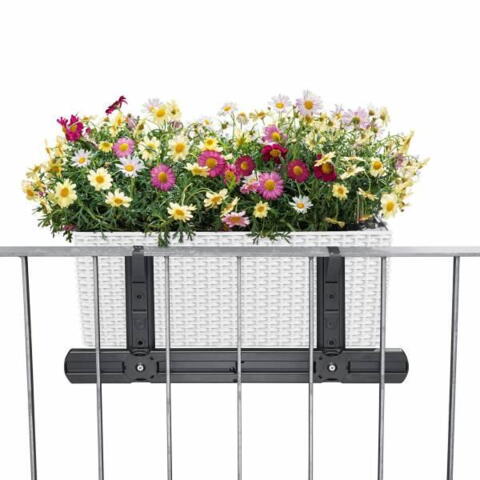 Gelændersikring - støttebeslag til altankasser / blomsterkasser
