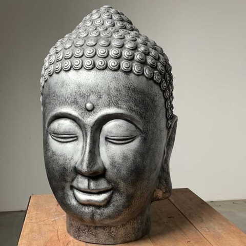 Stor Buddha Hoved - 65cm - 3 farver