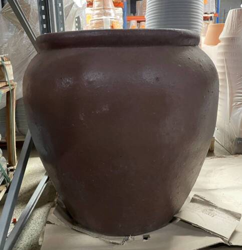Cavallo black clay havekrukker i ironstone stentøj - 3 størrelser