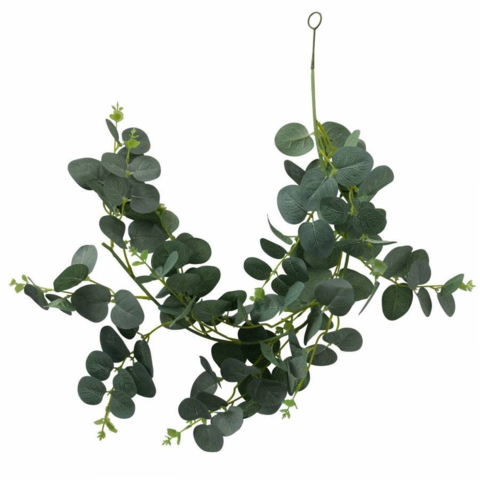 Kunstig Eucalyptus planteranke - 110cm