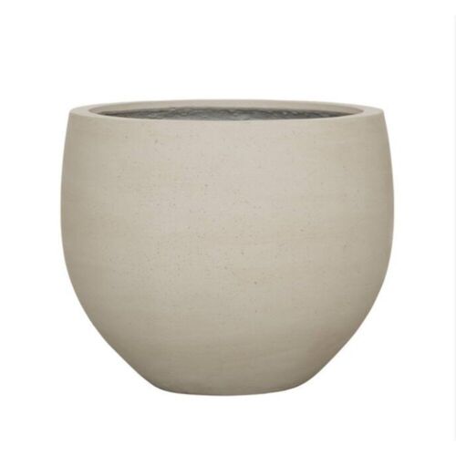 Kæmpe indendørs krukke Ø.88cm i sand/beige Ficonstone