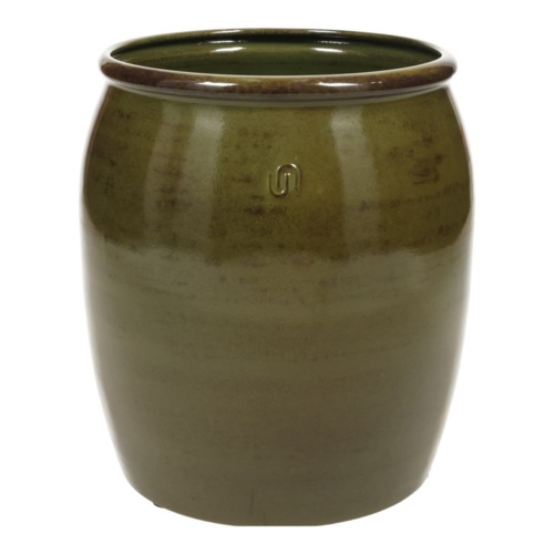 Indendørs plantekrukker i metal - sæt 3stk - Beige & Grøn