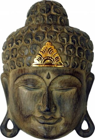 Buddha masker i træ