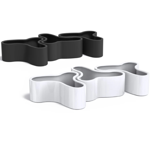 Store organic plantekasser i glasfiber - Udendørs + Indendørs