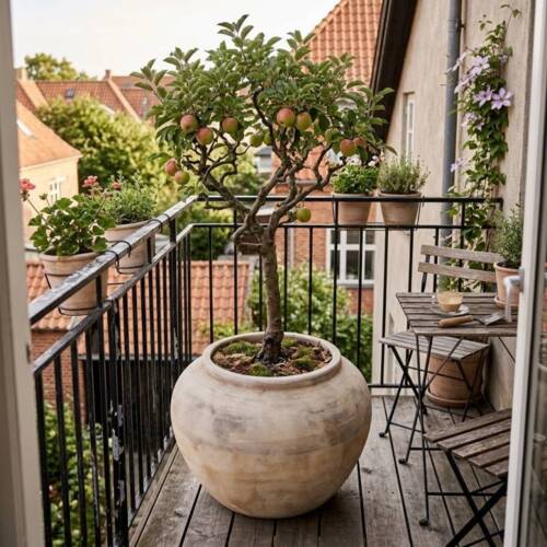 Terracotta antik lys choko havekrukker - Alle Ø.53 - H.39 + H.49 + H.63cm