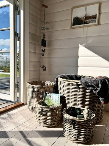 Kubu rattankrukker med inderpose - sæt 4stk