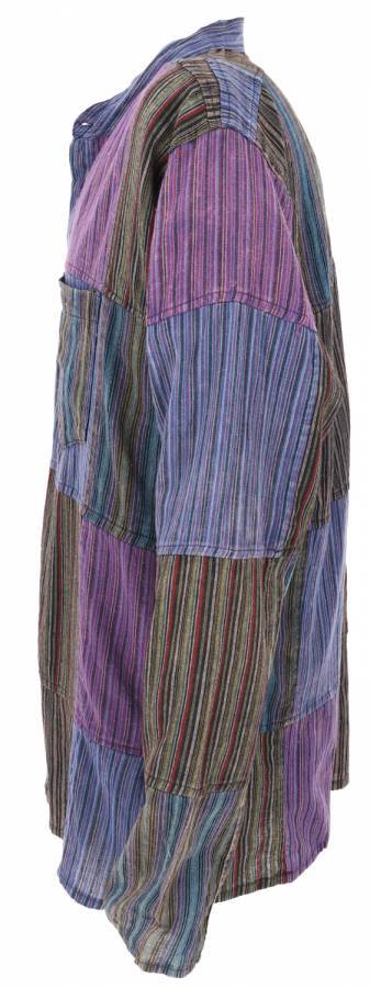 Patchwork bondeskjorte til Herre - 3 Modeller