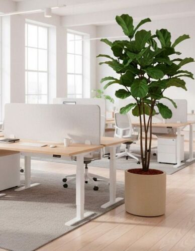 Rund cylinder indendørs sahara krukke i glasfiber - M/U Hjulsæt - 3 størrelser