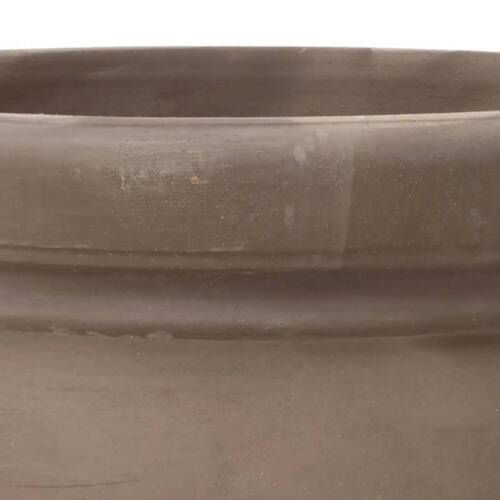 Stor Italiensk Terracotta Krukke i grå/brun light mocca