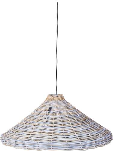 Stor grey rattan hængelampe - Ø.65cm eller Ø.98cm