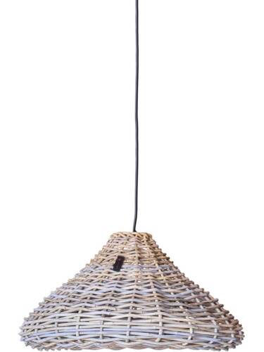 Stor grey rattan hængelampe - Ø.65cm eller Ø.98cm