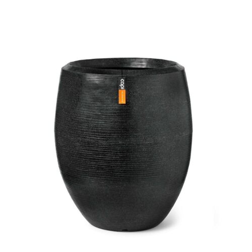 Vase elegant granite black - sort letvægtskrukke