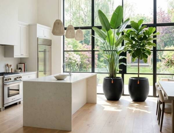 Vase elegant granite black - sort letvægtskrukke