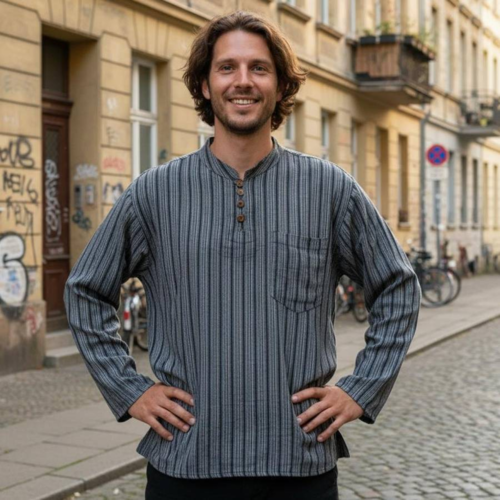 Bondeskjorte til Mænd - 5 Farver