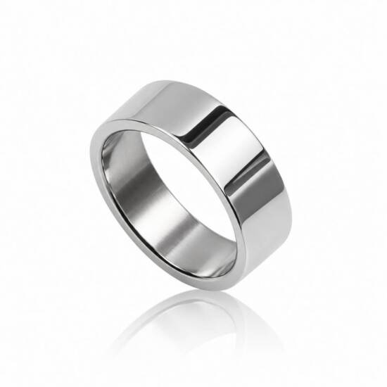 8mm Stålfingerring til Mænd
