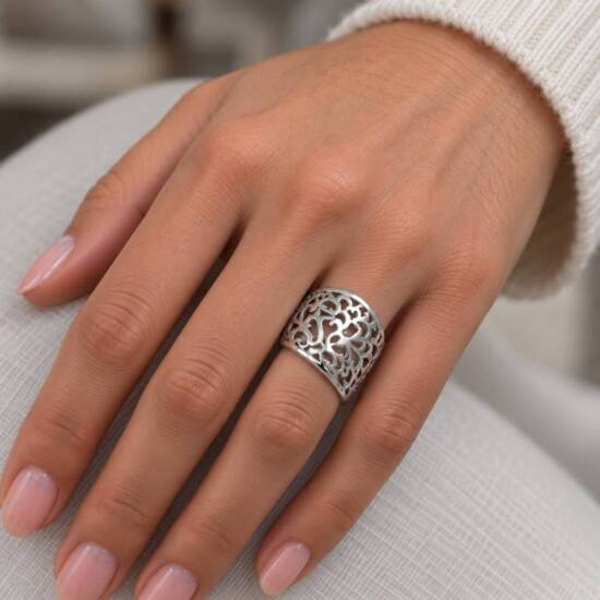 Filigree Stålfingerring