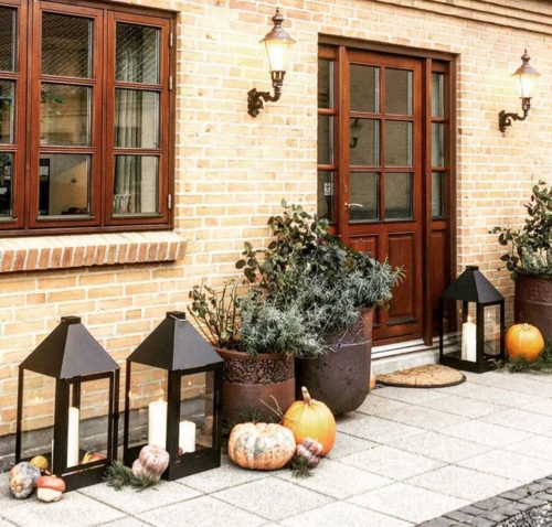 Udendørs Sort Lanterne