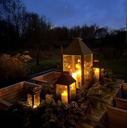 Hvide Udendørs Lanterner