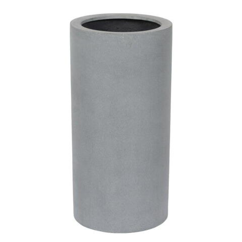 Cylinder krukke / sort eller grå glasfiber - 60cm eller 80cm