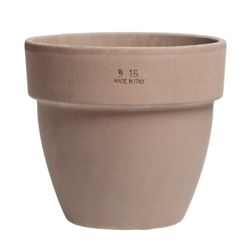 Italienske Klassiske Krukker I Choko Terracotta - Sæt med 4stk