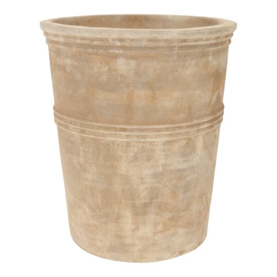 Rund klassisk Terracotta krukke H.53xØ.45cm