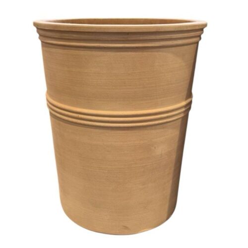 Rund klassisk Terracotta krukke H.65xØ.55cm