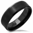 8mm satin stålring til mænd - kvinder - par