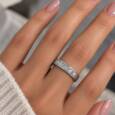 4mm stålring med 6 zirkoner