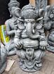 Ganesha havefigur i beton / Stor 60cm
