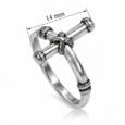 Gothic female sølvfingerring