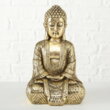 Buddha figur i guld resin - 40cm