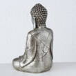 Stor sølv Buddha 70cm
