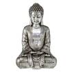 Stor sølv Buddha 70cm