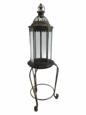 Stor gulvlanterne med ben/bord - 95cm