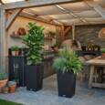 Lechuza Cubico Cottage / Polyrattan - sort-grafit-hvid-sand-grå-antrazit-mokka - H.56 + H.75